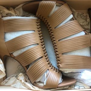 BCBGCERINAH-X Caged Sandal Strappy Heels Shoes